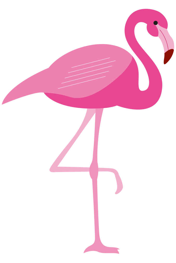 Kapls Tier Flamingo